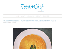 Tablet Screenshot of foodpluschef.com